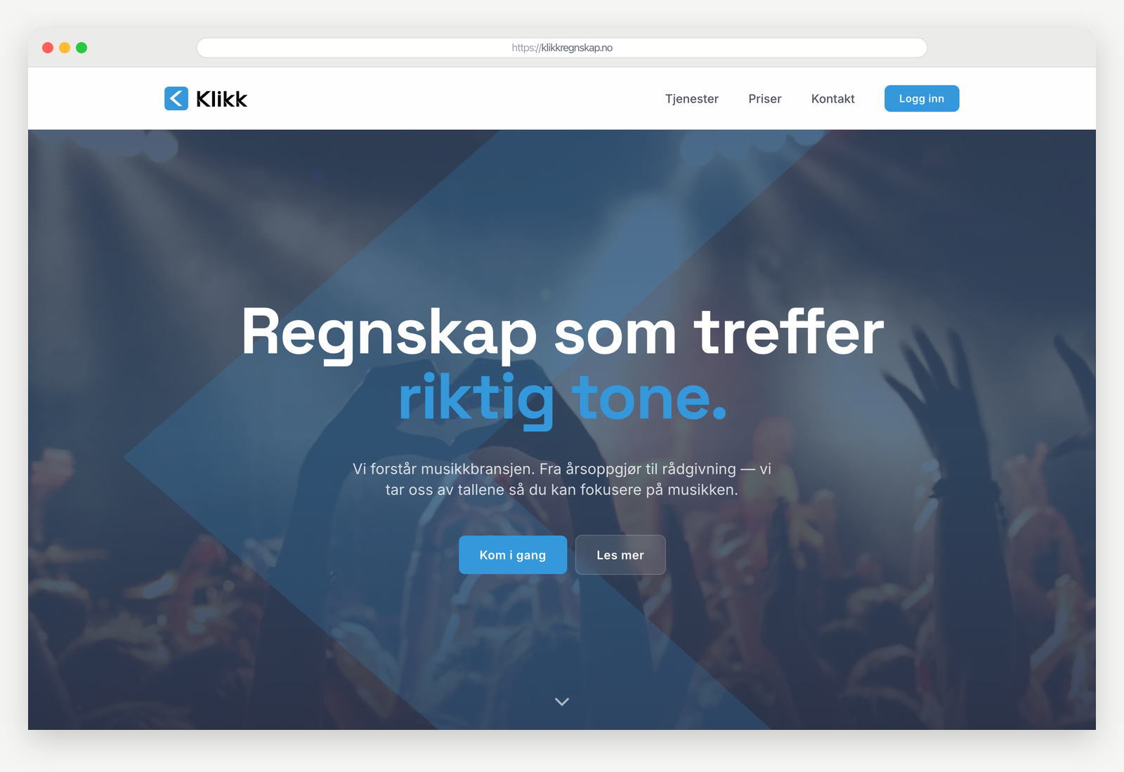 Klikk Regnskap — på laptop og mobil