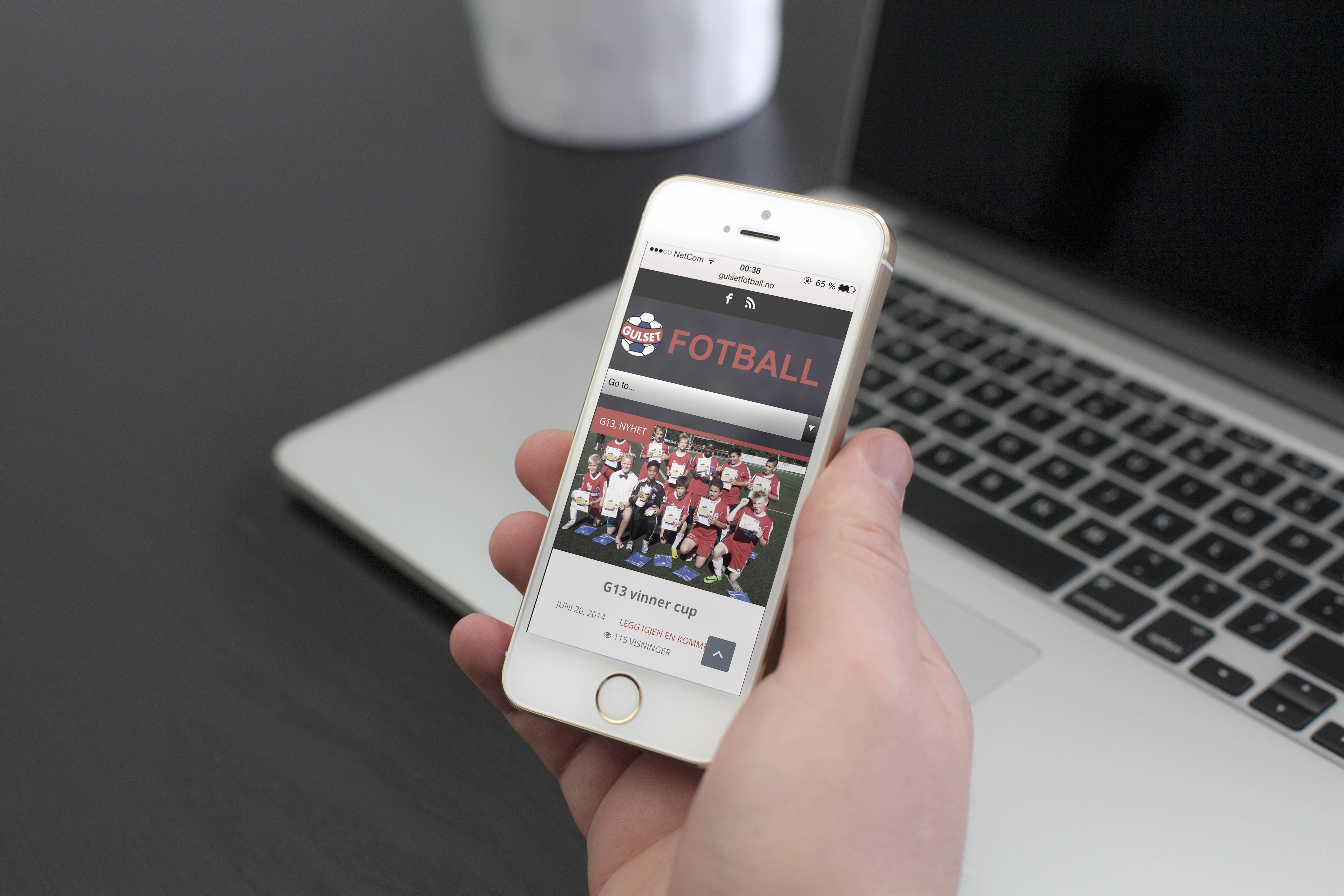 Gulset Fotball — stylet foto